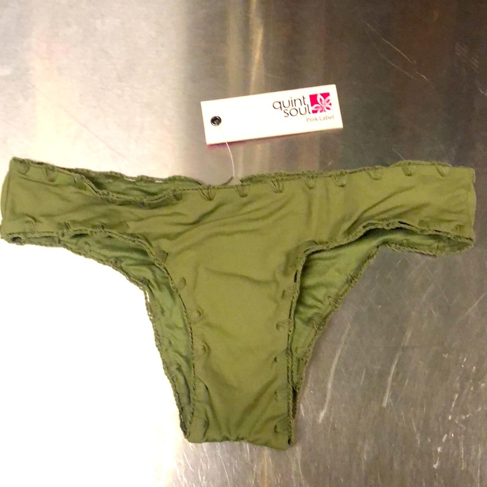Quint Soul Olive Green Bikini Bottoms